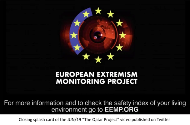 Figure 51. Closing splash card of the June 2019 “The Qatar Project” video published on Twitter, crediting the “European 
