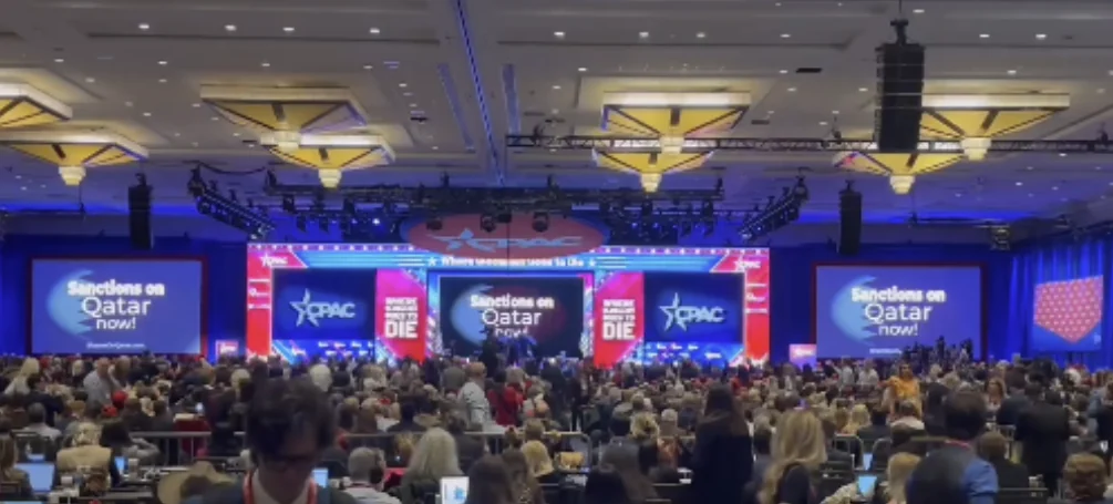 Figure 53. The campaign running an advertisement at CPAC.