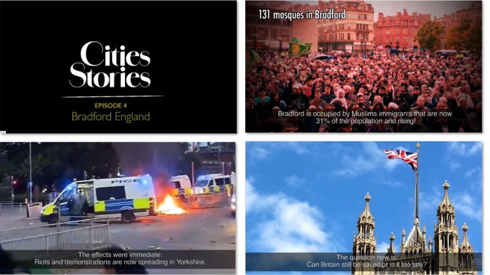 Figure 26. Frames from Cities Stories, episode 4: Bradford, England.
